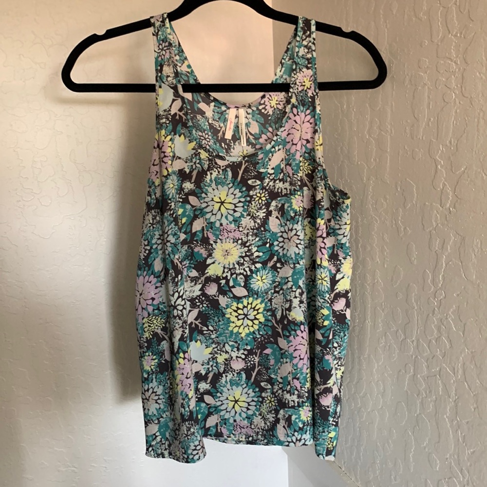 Nordstrom Frenchi floral tank top